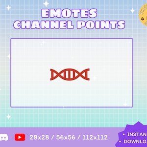 Dna Twitch Emote / Kawaii / Streamer / Streamer Graphics