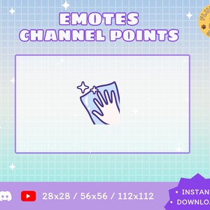 Clean Twitch Emote / Kawaii / Streamer / Streamer Graphics