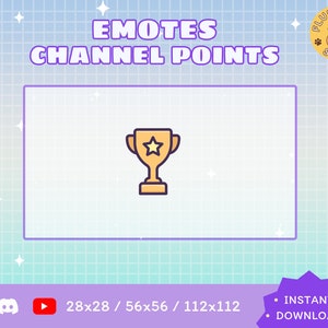 Award Twitch Emote / Kawaii / Streamer / Streamer Graphics