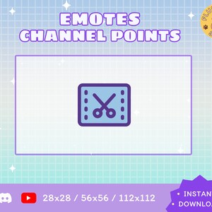 Video Editing Twitch Emote / Kawaii / Streamer / Streamer Graphics