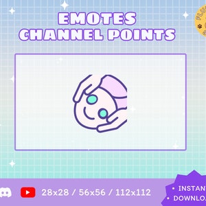 Spa Twitch Emote / Kawaii / Streamer / Streamer Gráficos