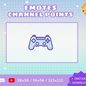 Game Controller Twitch Emote / Kawaii / Streamer / Streamer Graphics