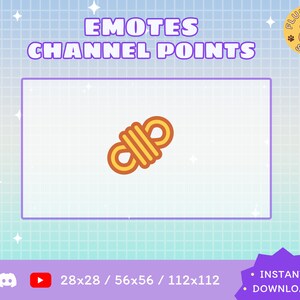 Rope Twitch Emote / Kawaii / Streamer / Streamer Gráficos