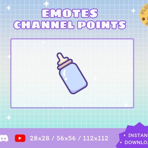 Feeding Bottle Twitch Emote / Kawaii / Streamer / Streamer Graphics