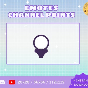 Pelota de golf Twitch Emote / Kawaii / Streamer / Streamer Graphics