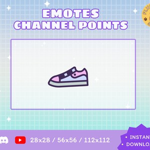 Shoe Twitch Emote / Kawaii / Streamer / Streamer Graphics