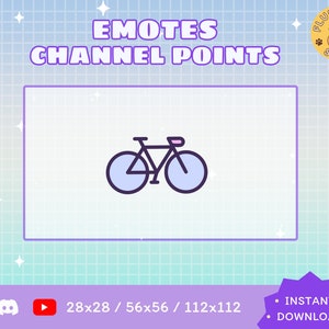 Bike Twitch Emote / Kawaii / Streamer / Streamer Graphics