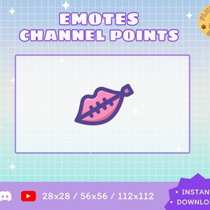 Muted Twitch Emote / Kawaii / Streamer / Streamer Graphics