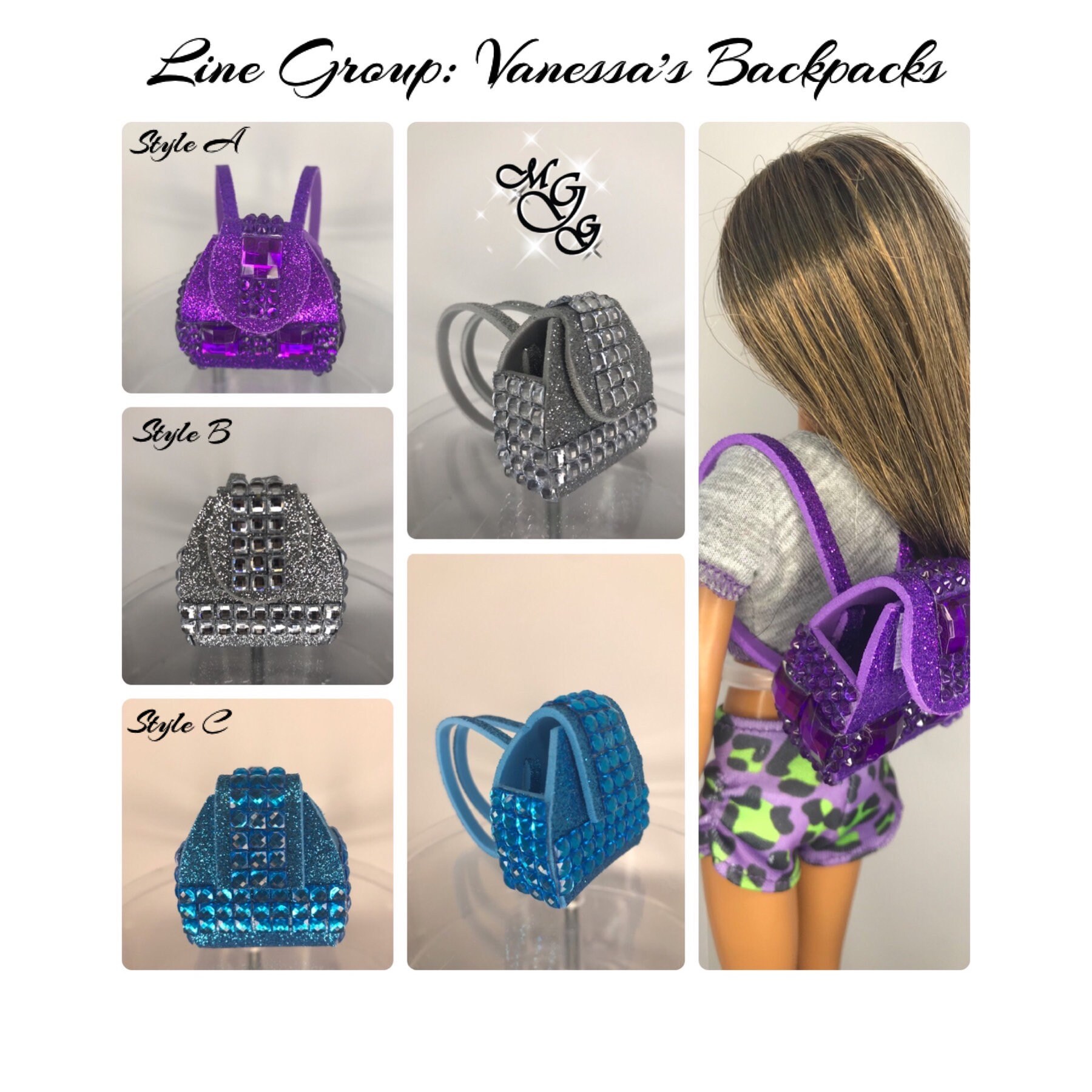 Barbie doll bags Etsy