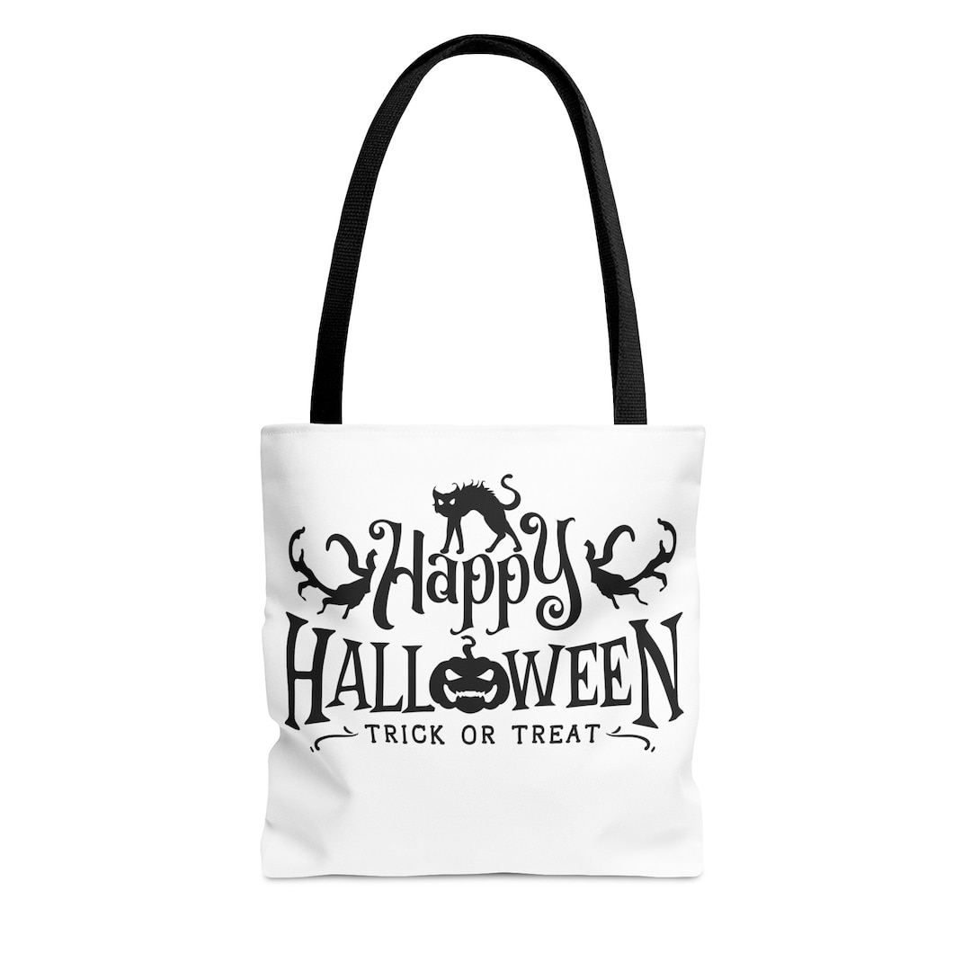 Happy Halloween Treat Bag Tote Bag AOP Etsy