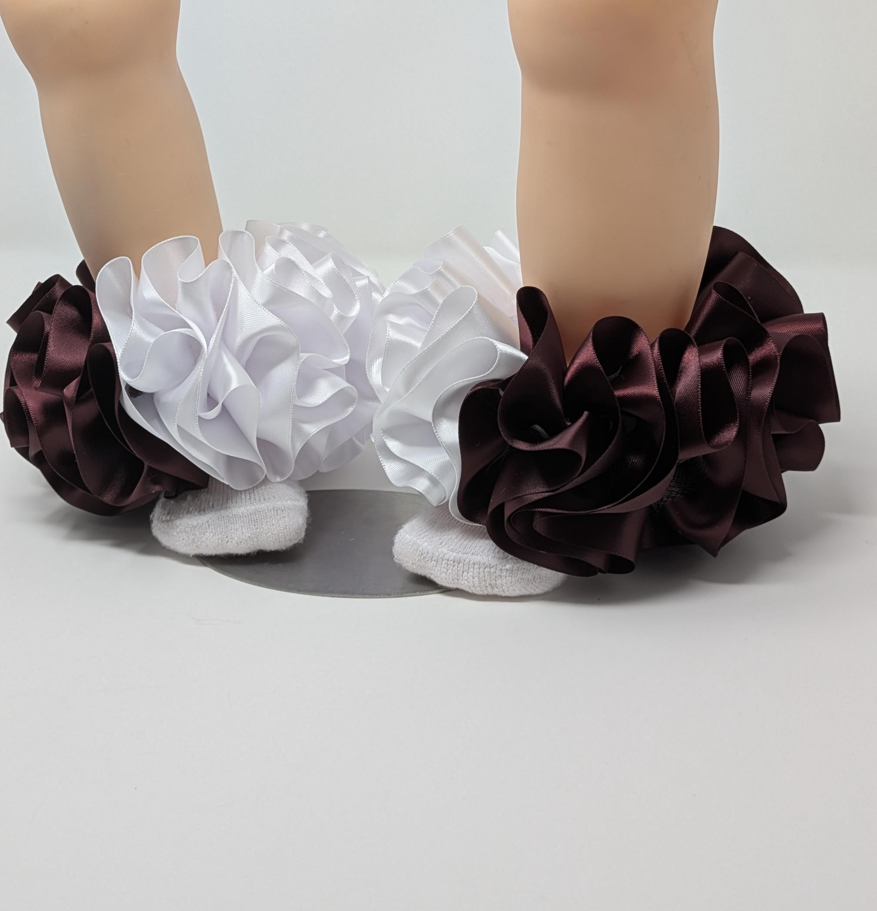Girls Burgundy and White ruffle tutu socks Kids Tutu socks infant ruffle socks Burgundyschool socks Burgundy anklet Toddler sockless anklets
