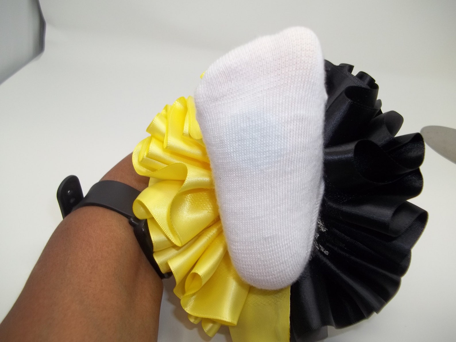 Girls Black and Yellow Ruffle Tutu Socks/infant Ruffle Socks. Etsy