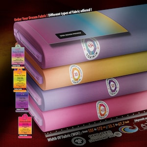 30100 Three Colors Ombre Gradient Fade Textile
