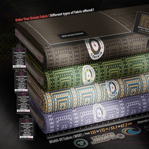 20606_  Geometric  Embroidery Stitch Squares Multi Color Decorative Upholstery Apparel Textile Fabric Digitally Printed By Meter