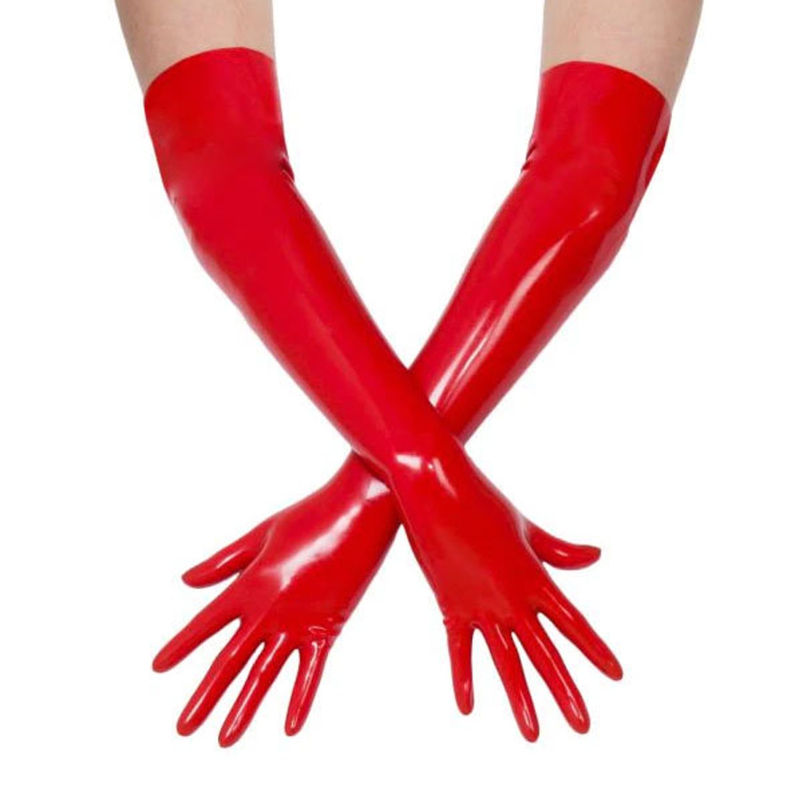 Long Latex Gloves for BDSM Play and Latex Fetishes Etsy UK