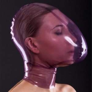 Latex Breath Play Hood (CUSTOM COLOURS AVAILABLE!)