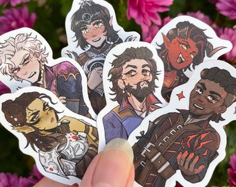 BG3 Companion Stickers