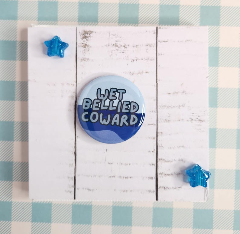 Coward Lettering Warrior Cat's Inspired Pinback Buttons - Etsy