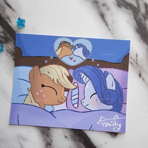 Rarity and Applejack Art Print | My Little Pony image 1
