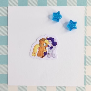 Rarity and Applejack Sticker | My Little Pony
