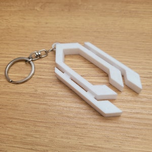 Mass Effect Keychain - Cerberus Symbol
