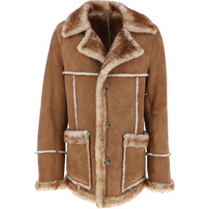 Suede fur coat mens best sale