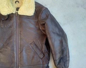 Vintage Men's Rare 90s Style Type B3 Bomber Sheepskin Flight Vintage Men's Rare 90s Style Type B3 Bomber Sheepskin Flight