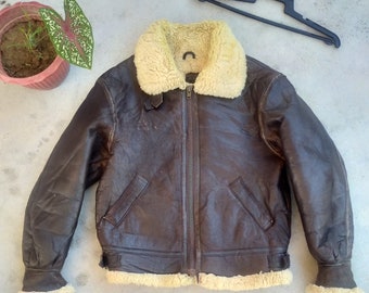 Pick Vintage 90s Freedom Leather Company Type B-3 Lambskin 