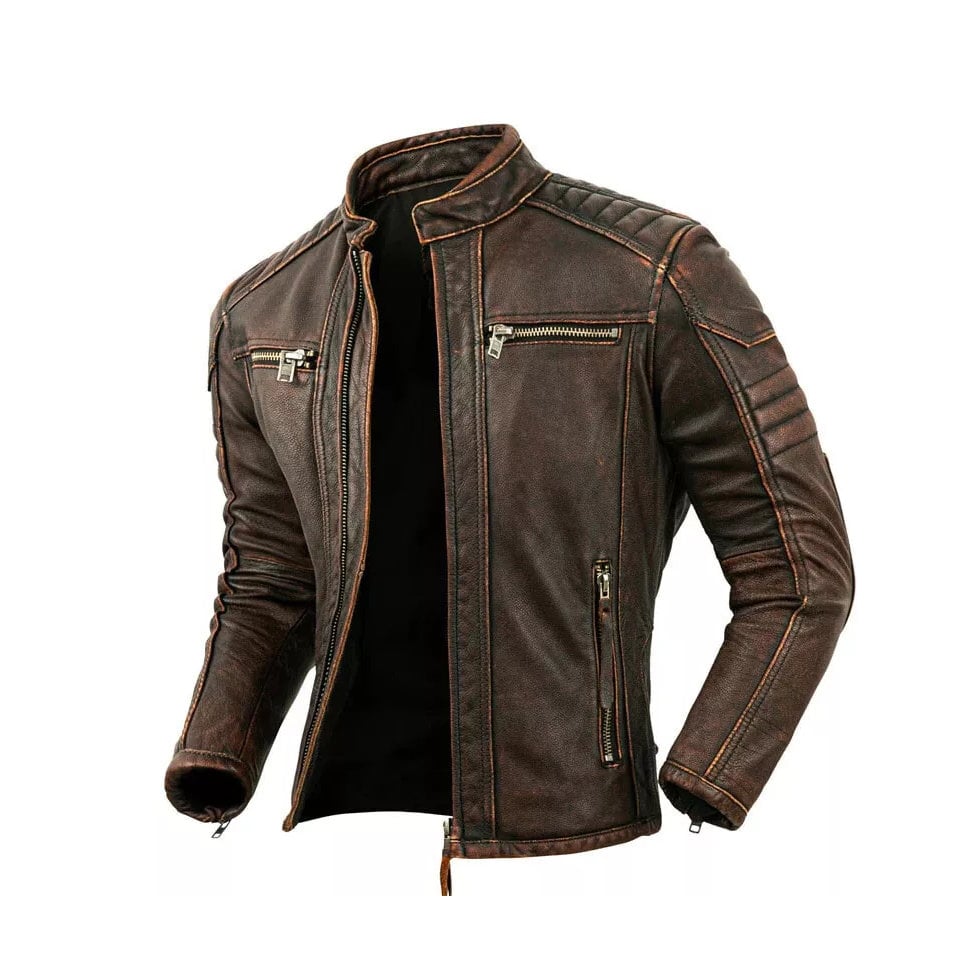 ビンテージ　レザージャケット　ハンドメイド　イタリア　ウエスタン　80s 90s Italian vintage leather jacket - Etsy 日本