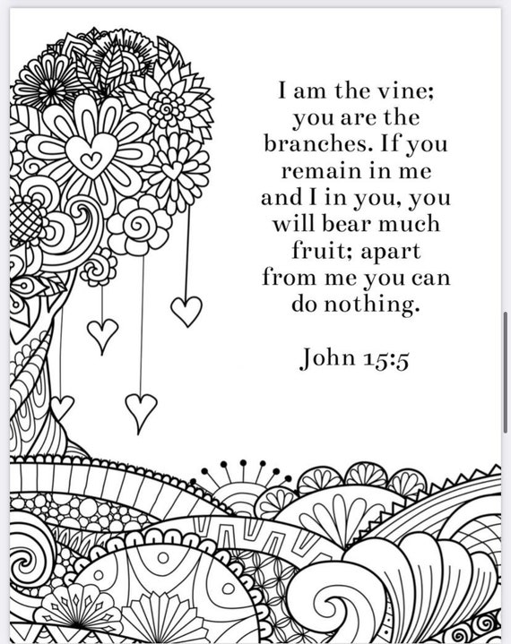 10 bible verse coloring pages etsy