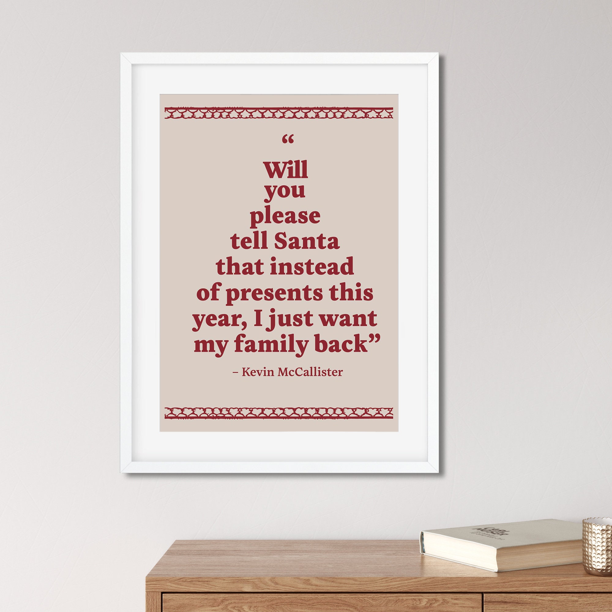 Home Alone Christmas Movie Quote Printable Light Decor Kevin Christmas ...