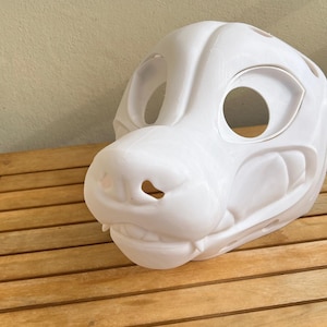 Wide Grin Toothy Canine Fursuit Head Base
