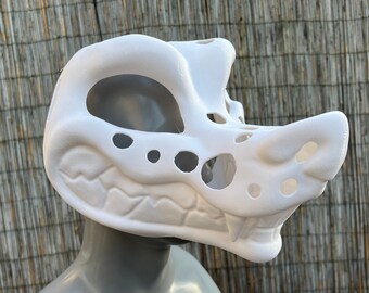 V2: 3D-Printed Canine Fursuit Head Base