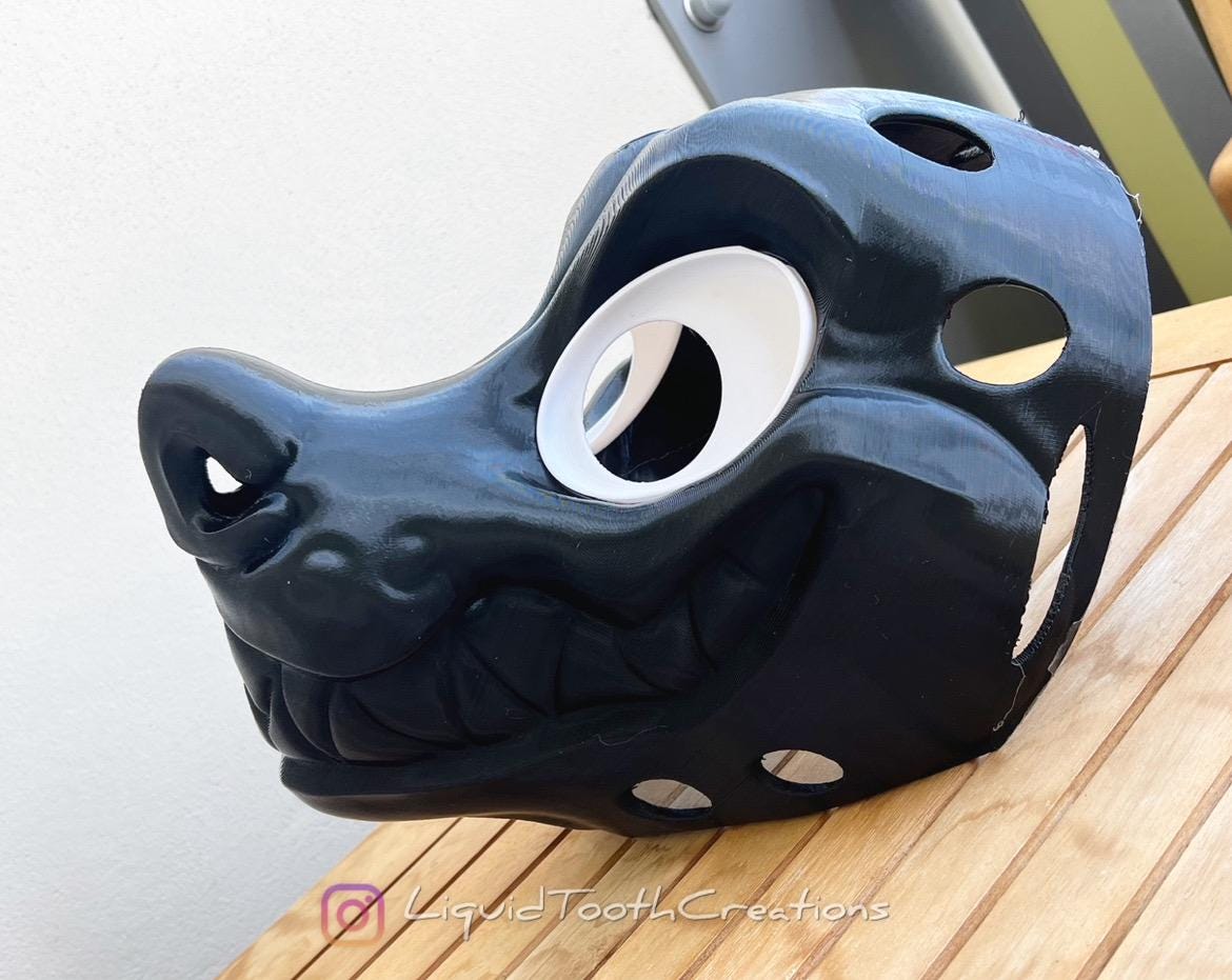 Toothy Hyena Fursuit Head Base - Etsy