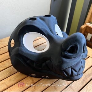 Toothy Hyena Fursuit Head Base