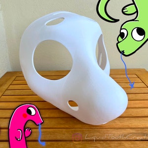 Worm On A String Fursuit Head Base
