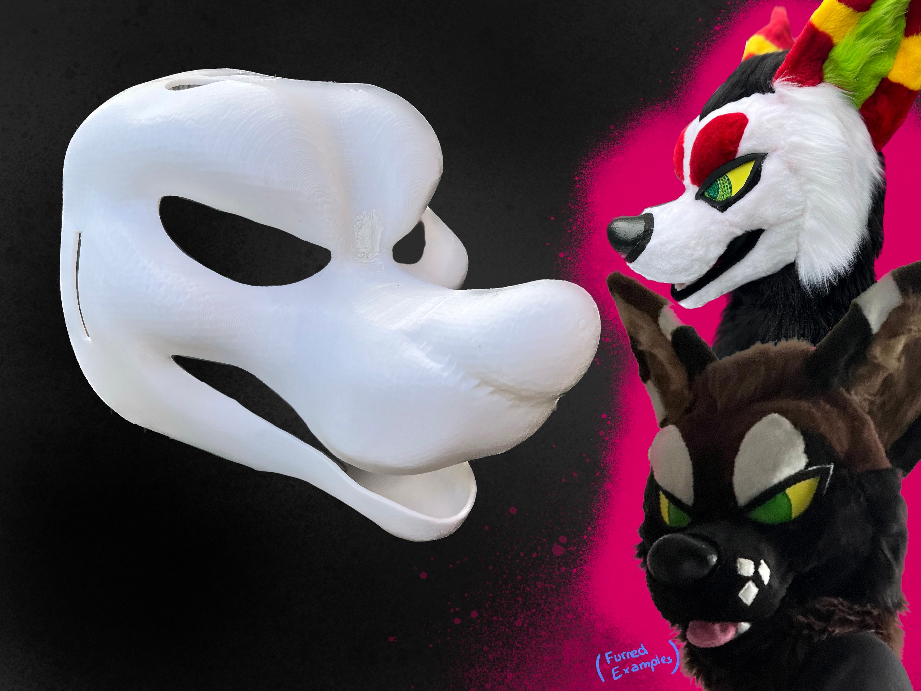 Fursuit Canine / FOX / Puppy Head Base Foam Commission 