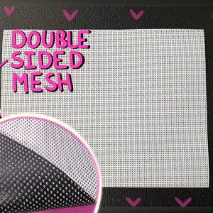 Double-Sided Fursuit Eye Mesh (approx. 25cm X 19cm).