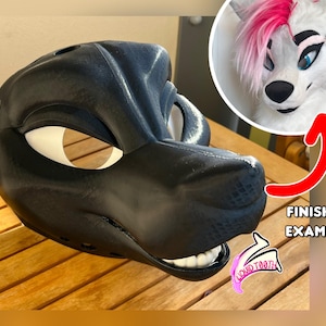 Sassy Fox Canine Fursuit Head Base