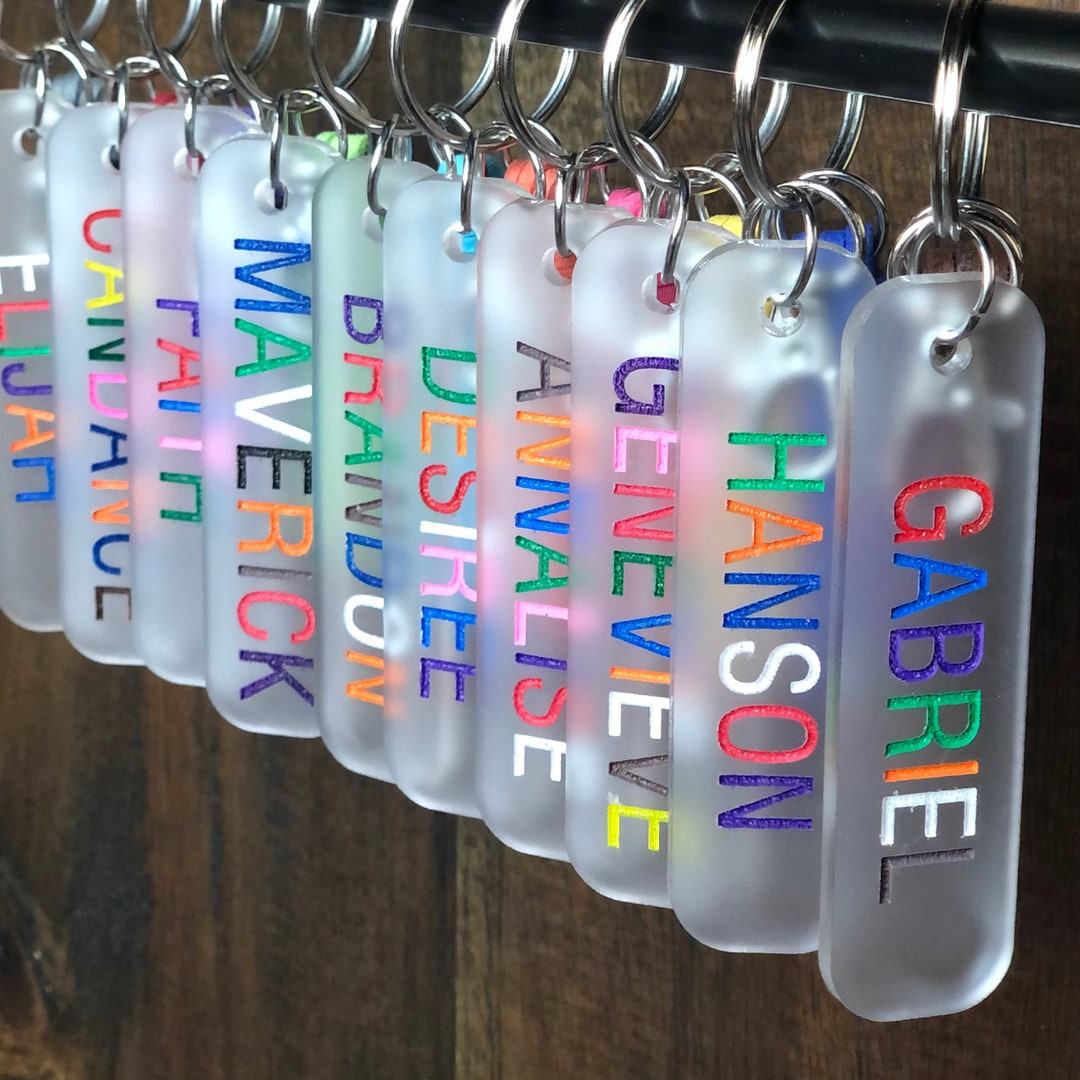 Personalized Name Tag for Bag, Personalized Name for Backpack, Custom