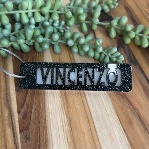 Personalized Name Tag For Bag, Personalized Name For Backpack, Custom Keychain, Personalized Luggage Tag, Personalized Acrylic Keychain