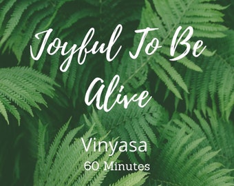 Joyful To Be Alive Yoga Class Plan l Teachers & Students l PDF l Ebook l Instant Download