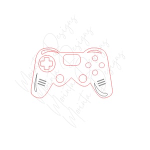 Gamer Controller Digital cut