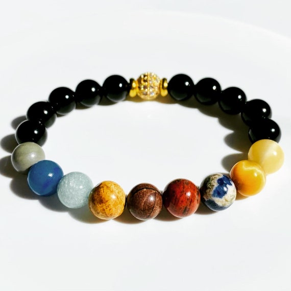 Solar system hotsell bracelet etsy