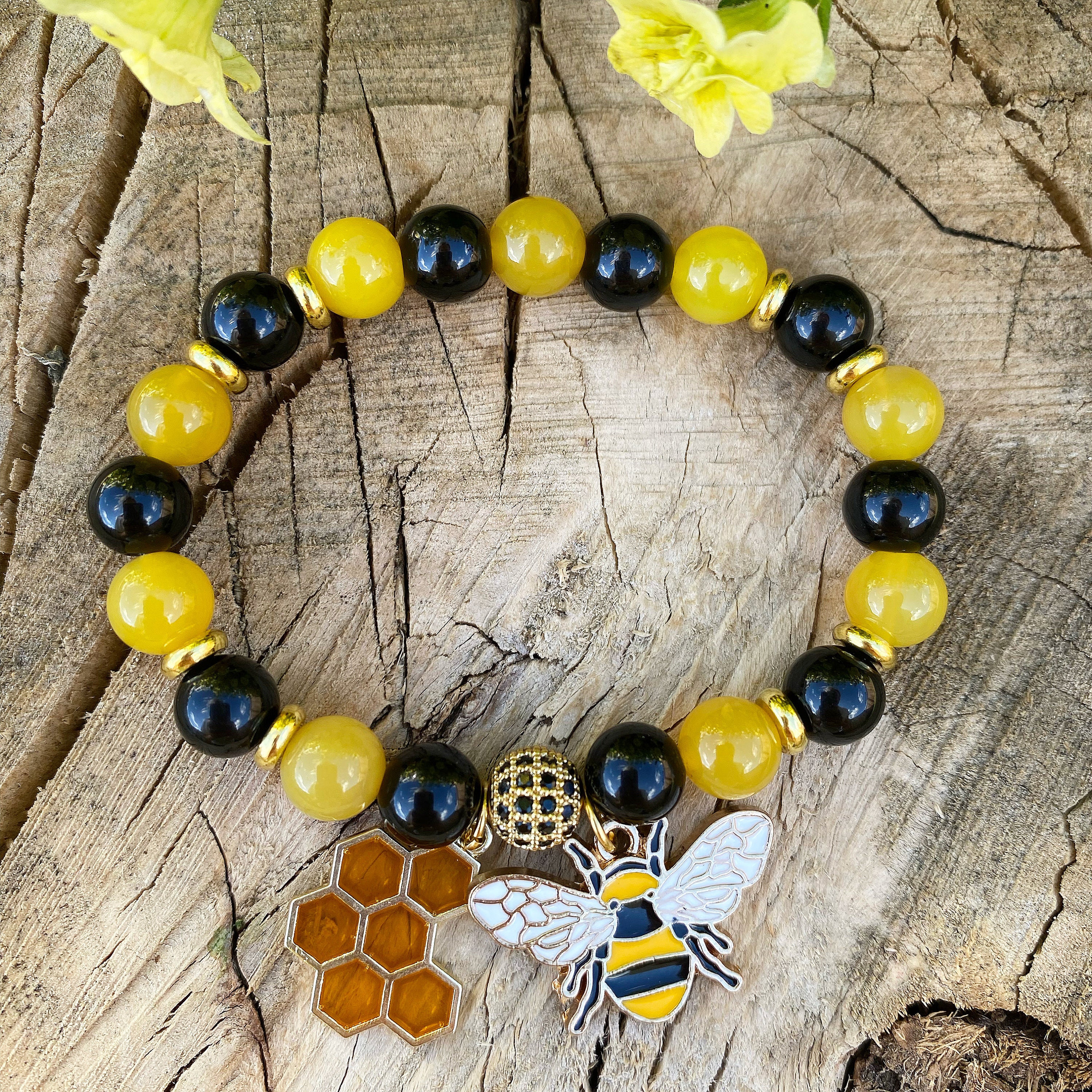 Blue Bee Charm Bracelet – zahana