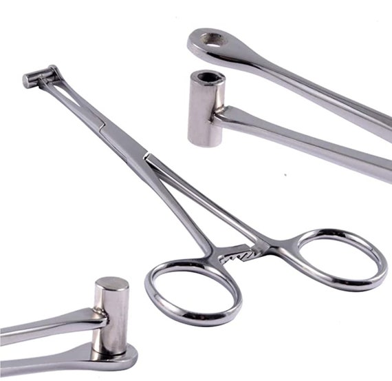 Professional New Piercing Forcep 316L Steel Tragus Ear Etsy