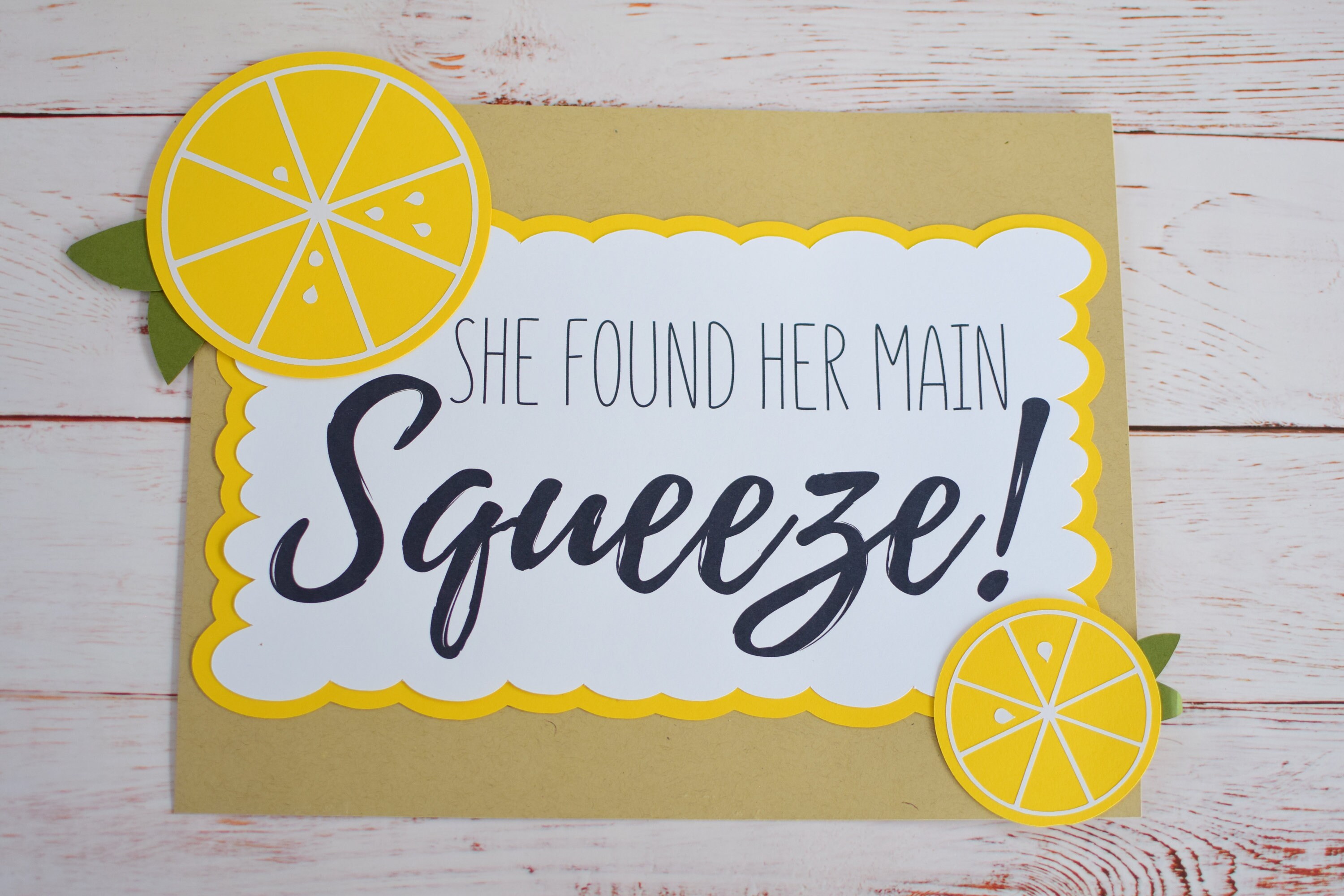 she found her main squeeze bridal shower