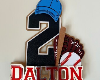Decorazione per torta a tema baseball per feste di compleanno sportive, decorazione per torta di compleanno All Star, festa a tema baseball