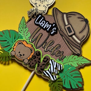 Wild ONE Safari Cake Topper