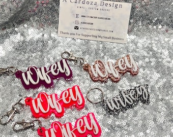 Llavero acrílico para esposa: Regalo para la nueva esposa